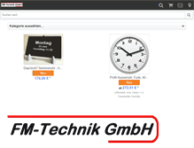 Tablet Screenshot of fmtechnik.com